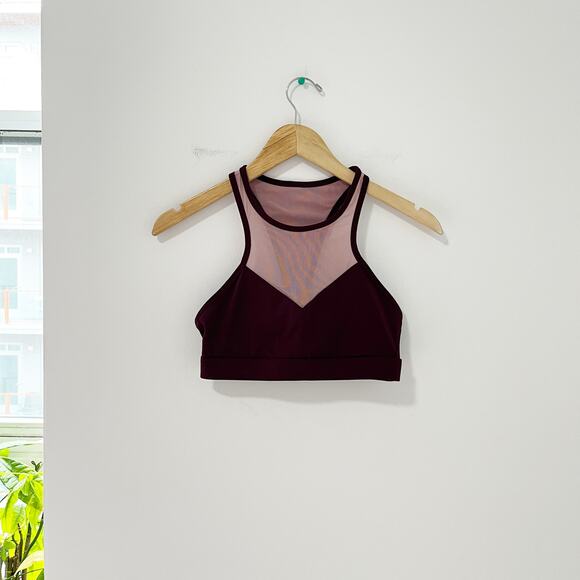 Fabletics Purple Mesh Sports Bra Size Small - Picture 1 of 4